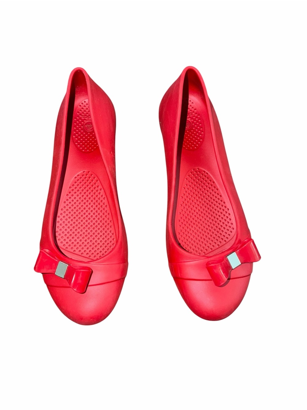 Crocs Gianna Bow Ballet Flats Pepper Red Women’s Size 10